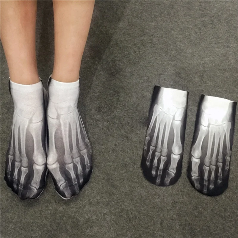 3 Pairs Hallowmas 3D Printed L - đánh giá và giá Ankle Sock Low Cut