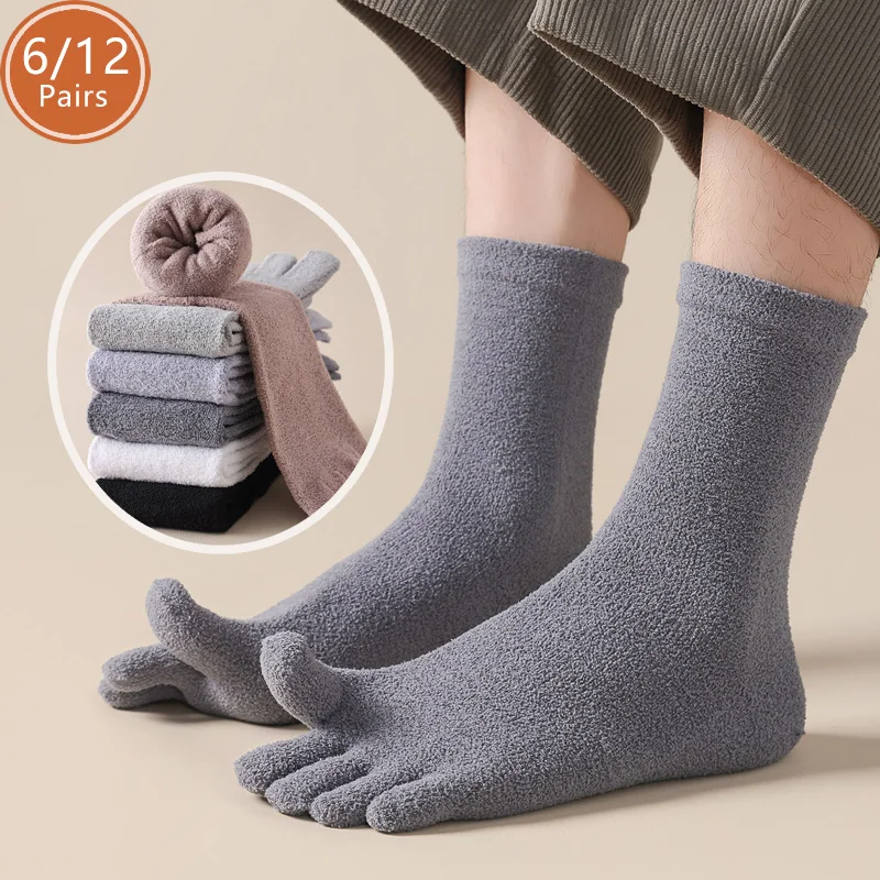 6/12 Pairs Thick Thermal Split - đánh giá và giá Thermal Sock Winter