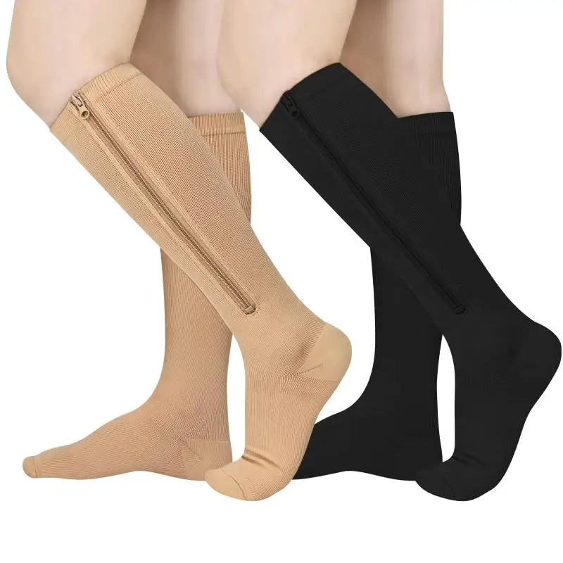 1 Đôi Vớ Nén Y Tế Có Khóa Kéo  - đánh giá và giá Compression Sock Medical