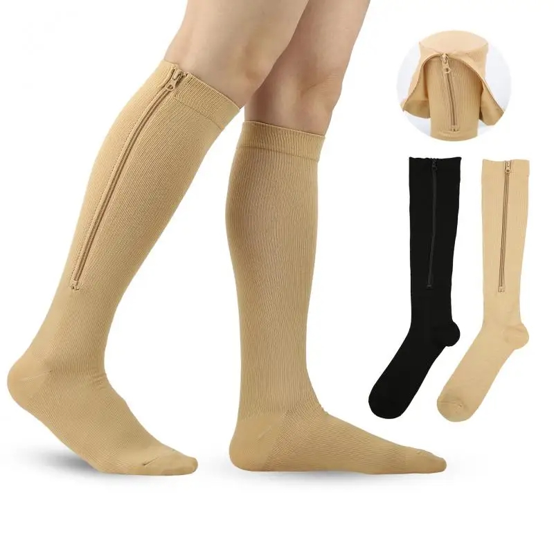 1 Đôi Vớ Nén Y Tế Có Khóa Kéo  - đánh giá và giá Compression Sock Medical