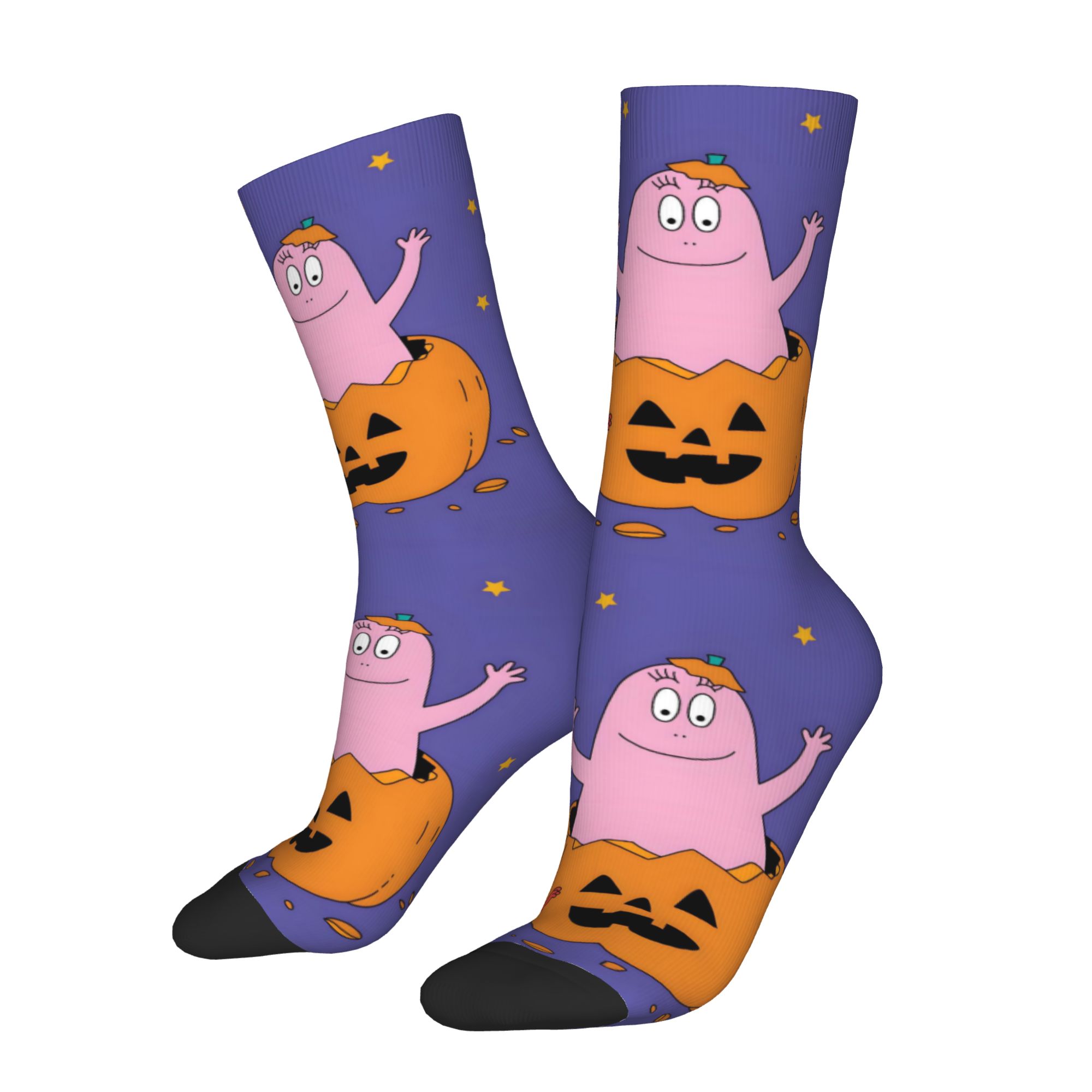 Custom Funny Cartoon Barbapapa - đánh giá và giá Dress Sock Men