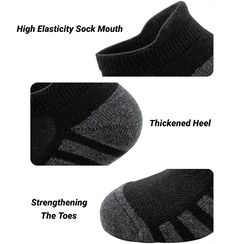 Men And Women 3 Pairs Low Cut  - đánh giá và giá Athletic Sock Cushion