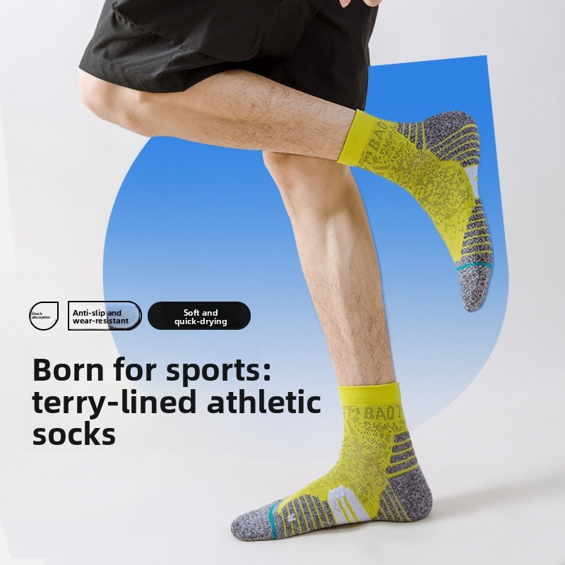 WRELS 1/2/3 Pairs Fitness Sock - đánh giá và giá Athletic Sock Cushion