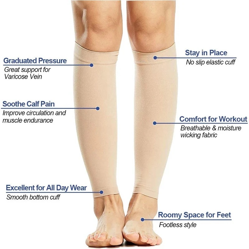Footless Calf Compression Slee - đánh giá và giá Compression Sleeve Calf